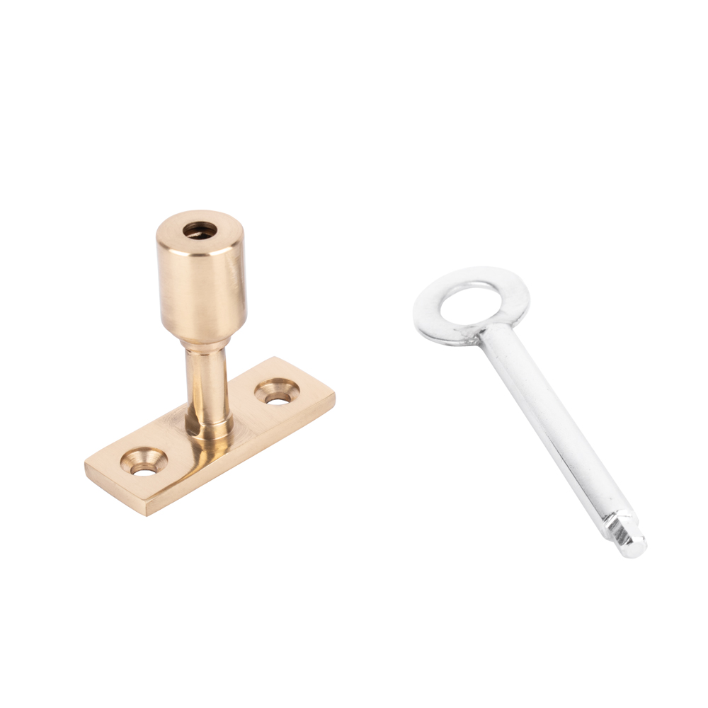 Dart Locking Casement Stay Pin - Polished Brass